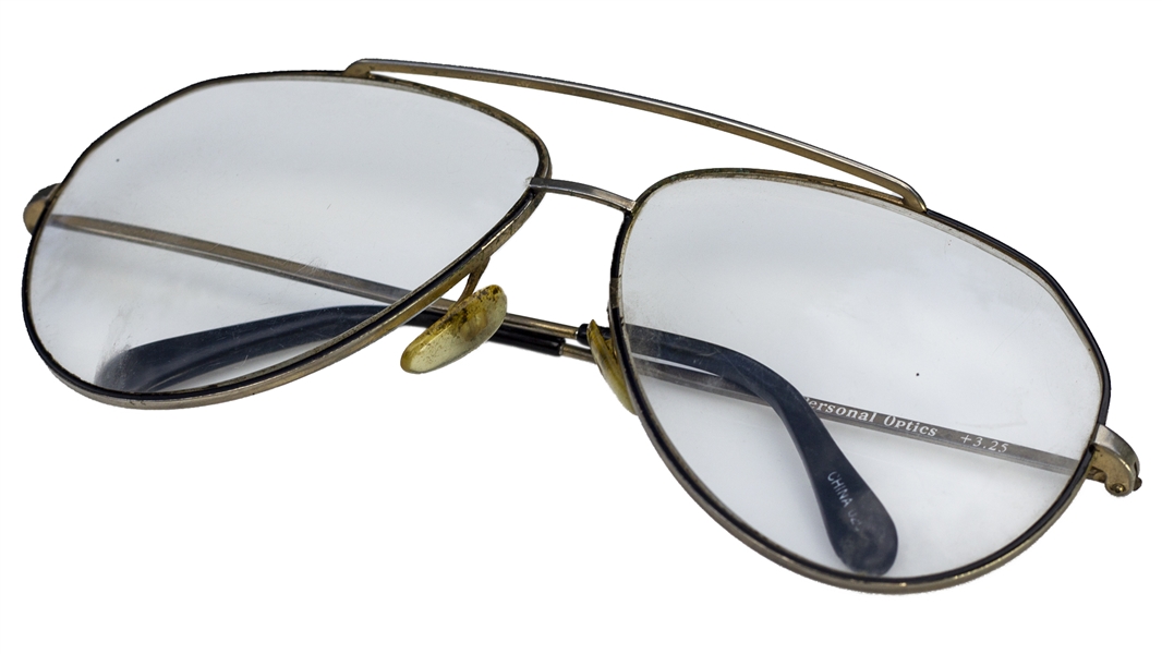 Bruce Lee Owned & Used Reading Glasses -- From the Estate of Lee's Protege Herb Jackson